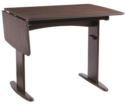 天板が折り畳み式でテーブルサイズを変えるバタフライ式ダイニングテーブルは簡易式で良いが欠点も多い。